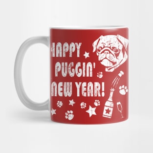 Funny New Years Shirt with a Pug Dog Mug